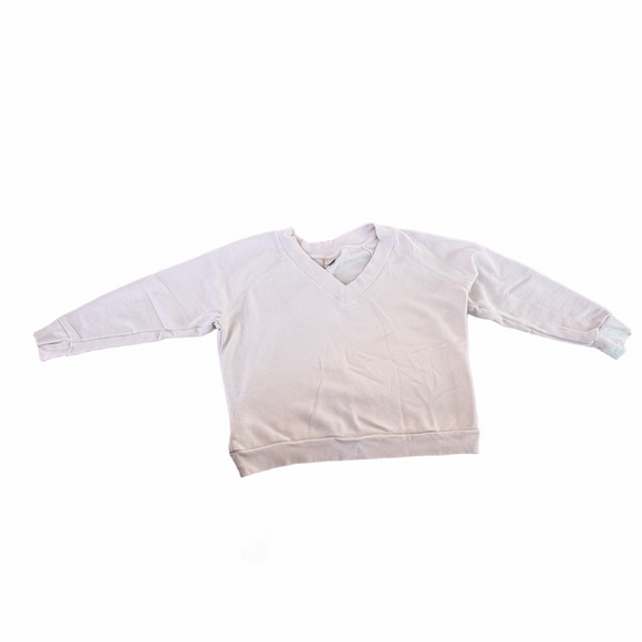 Universal Thread Tops - Universal Thread Cream V-Neck Sweatshirt